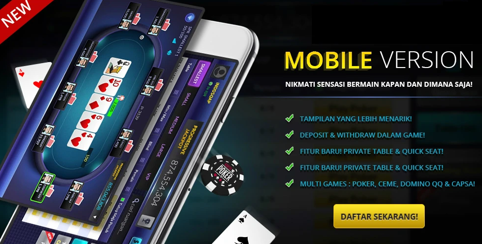 Judi Poker Online Games Ponsel Android